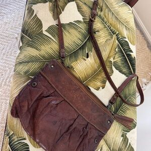 Brown Leather Crossbody Bag